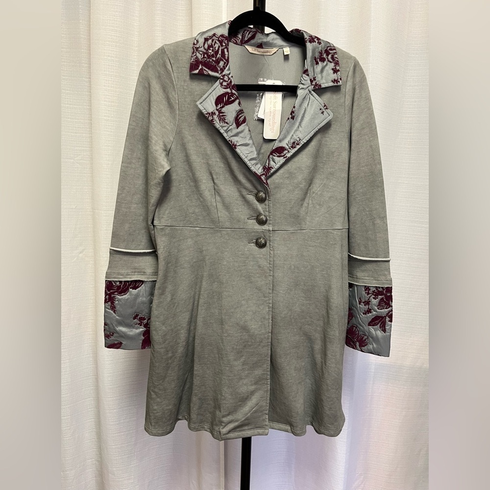 Soft Surroundings Grandeur Jacket in Vintage Grey NWT  | size PXS